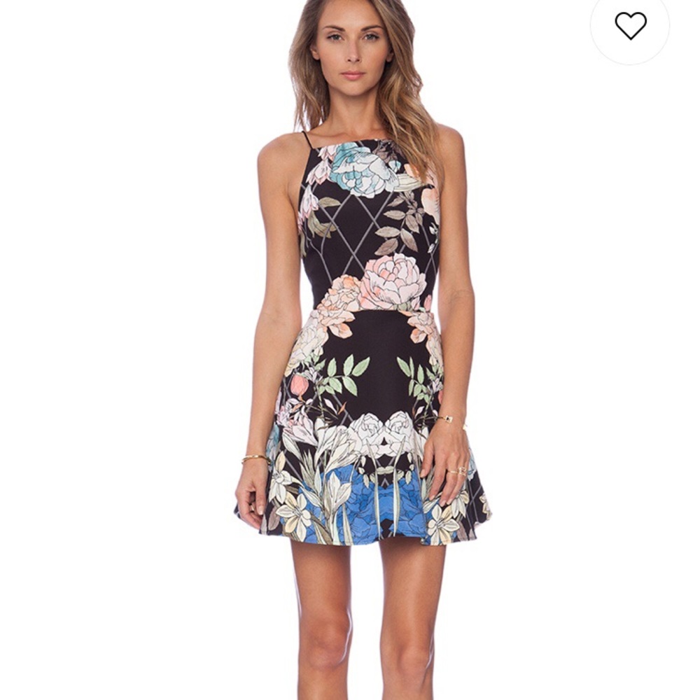 Keepsake same love mini dress in black diamond
